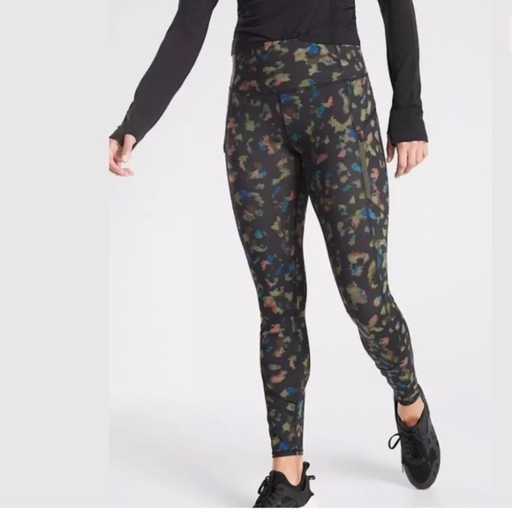 Athleta Rainier Leopard Tight